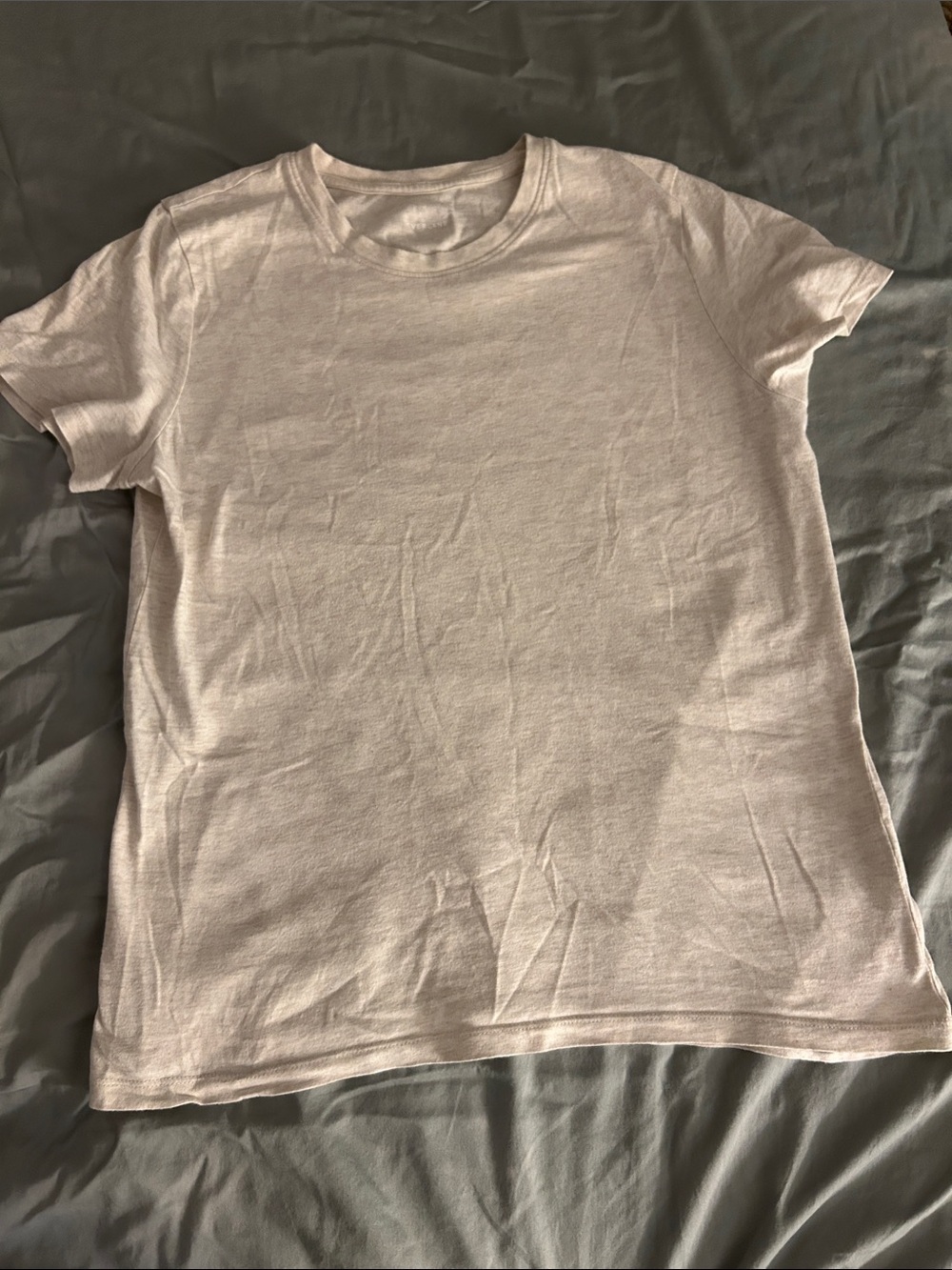 Everlane Light Pink Short Sleeve Crew Tee